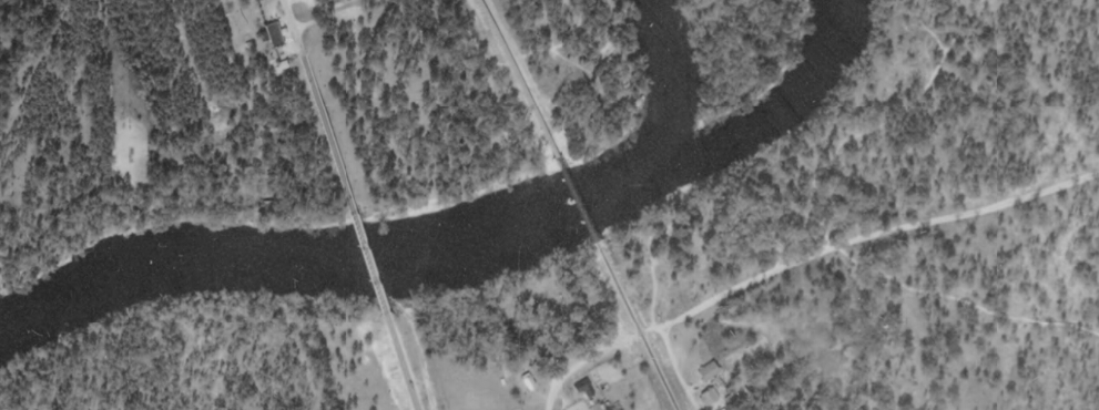 Aerial map, 1954