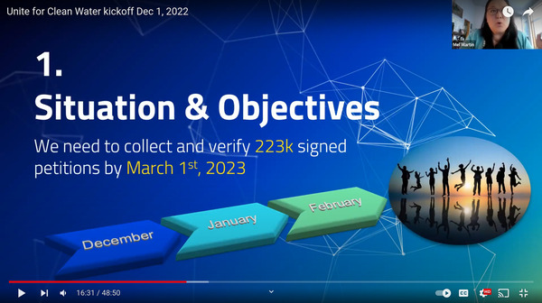 Goal 1: petition signatures for FL Supreme Court review