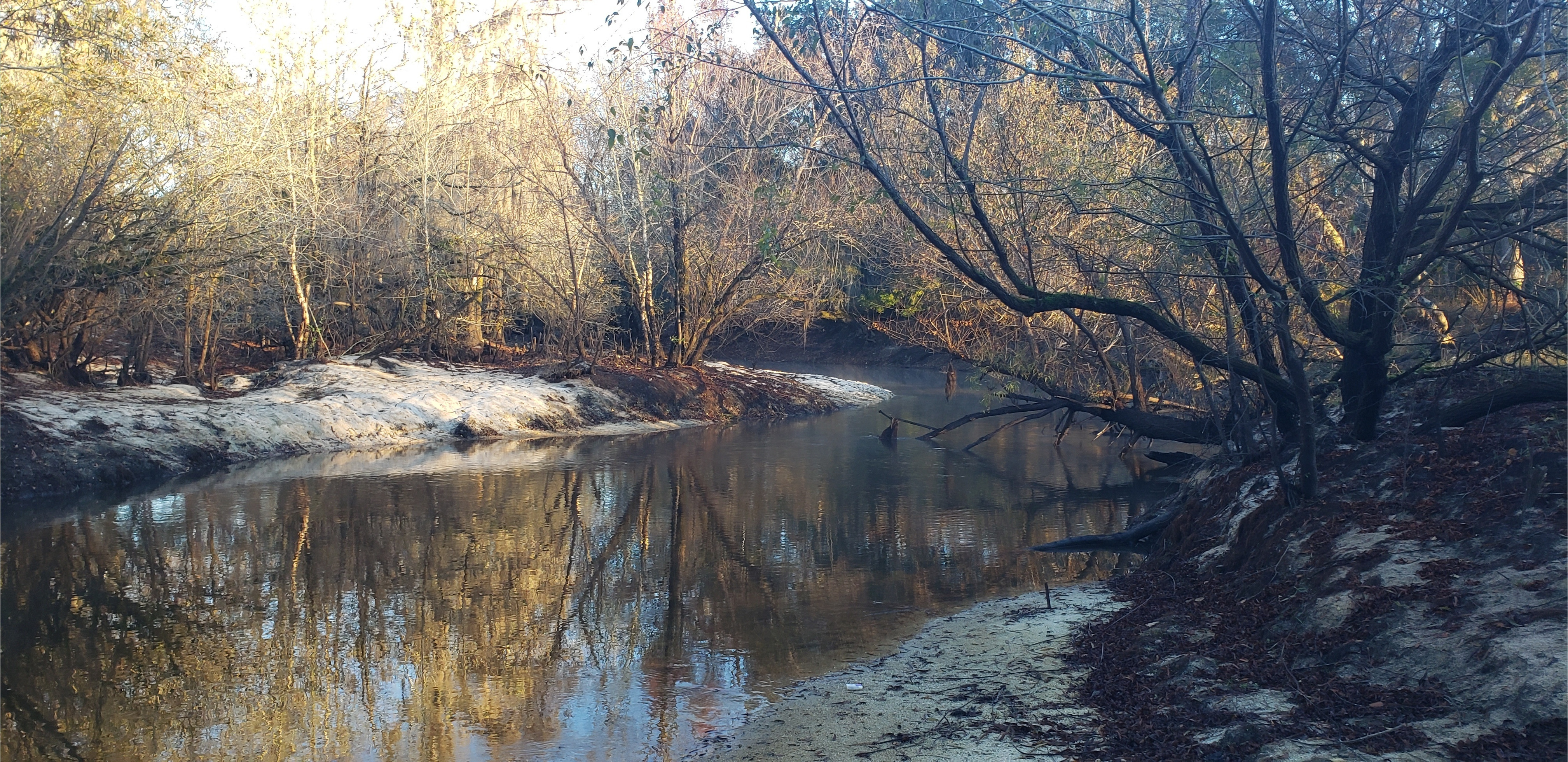 Folsom Bridge Landing upstream, Little River @ GA 122 2022-12-01