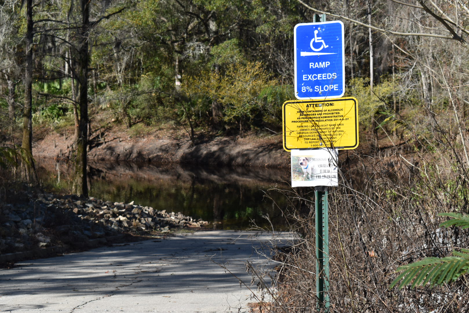 Troupville Boat Ramp, Little River @ GA 133 2022-12-01