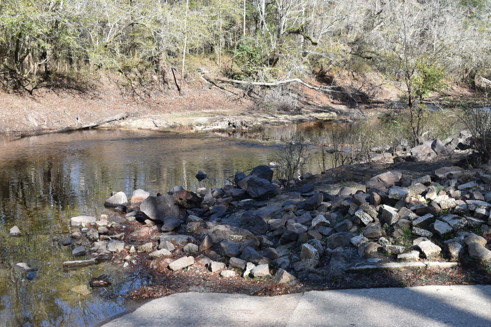 Troupville Boat Ramp, Little River @ GA 133 2022-12-01