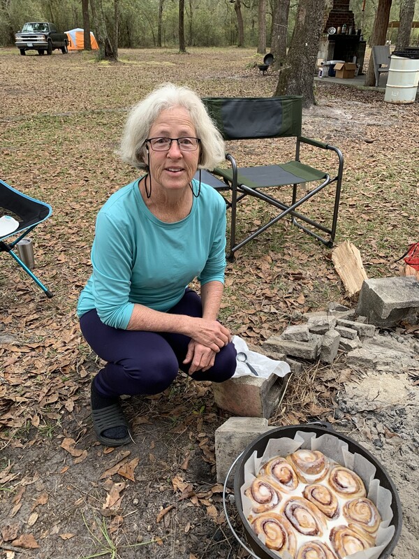 Shirley Kokidko's Cinnabons for breakfast