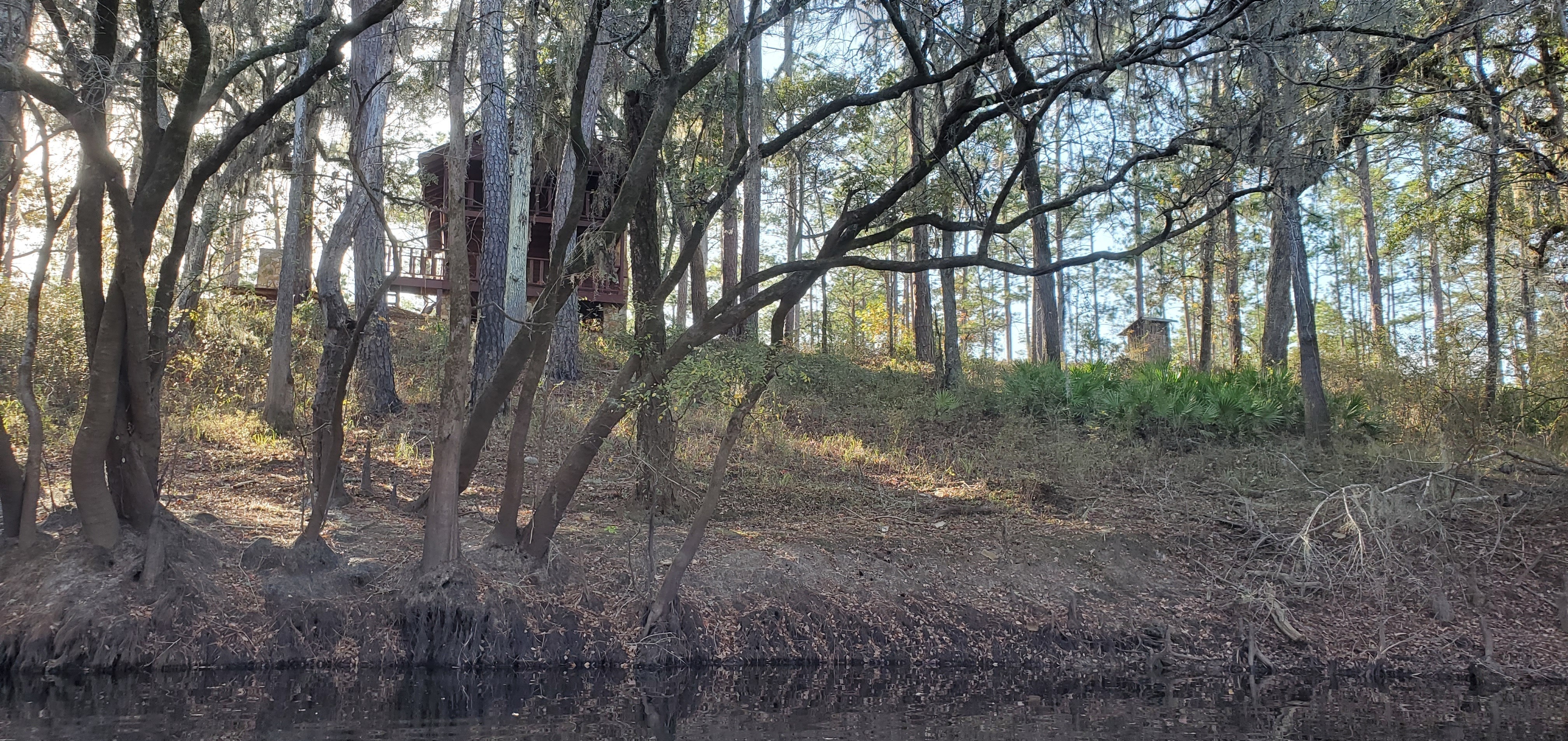 Godwin Bluff Hunt Shack again, 15:09:14, 30.6783611, -83.4188550