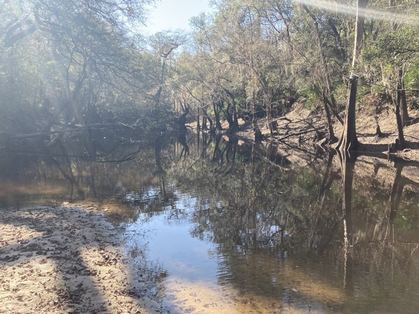 Staten Road downstream, Withlacoochee River @ Staten Road 2022-12-06