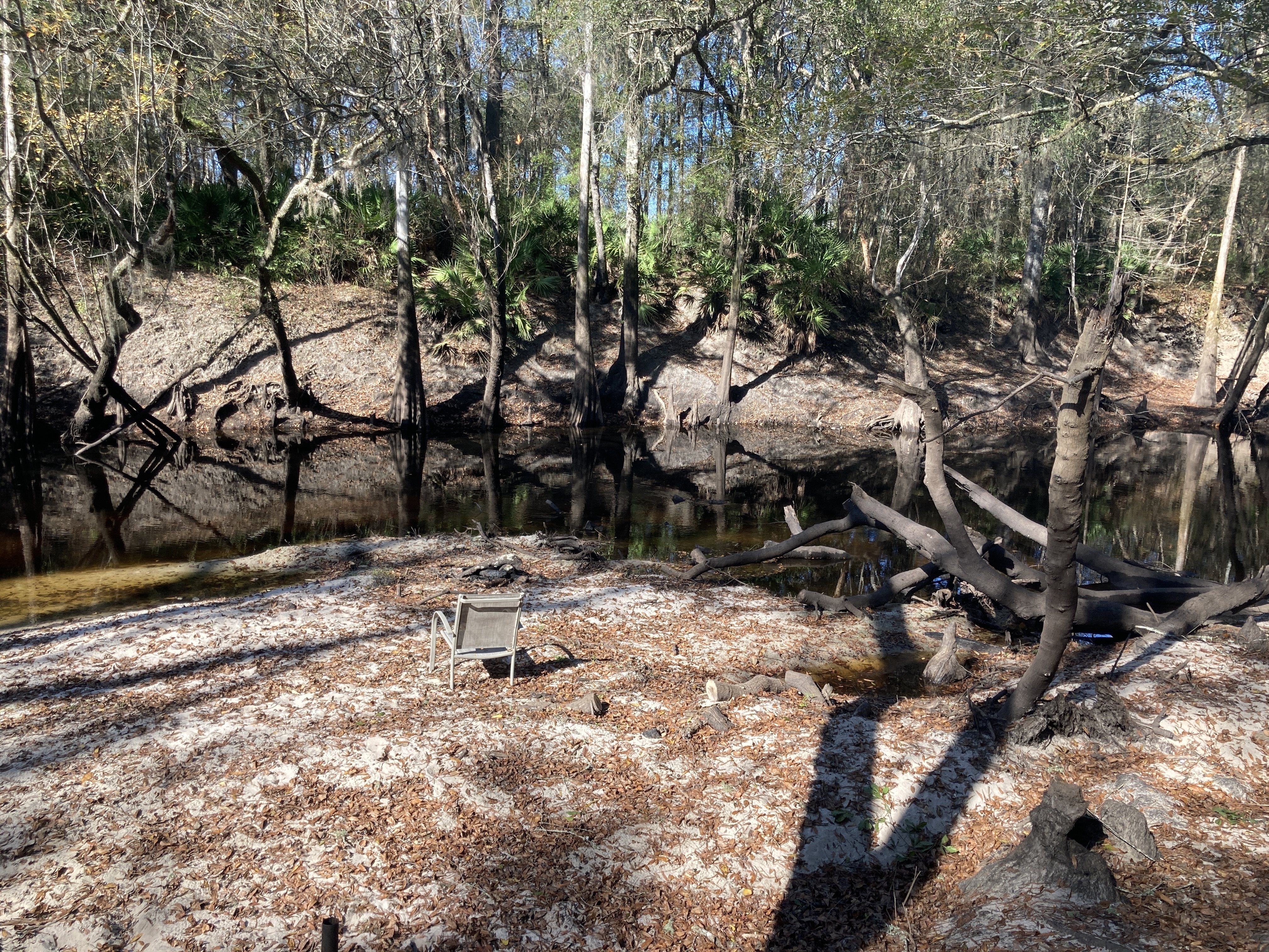 Staten Road chair, Withlacoochee River @ Staten Road 2022-12-06