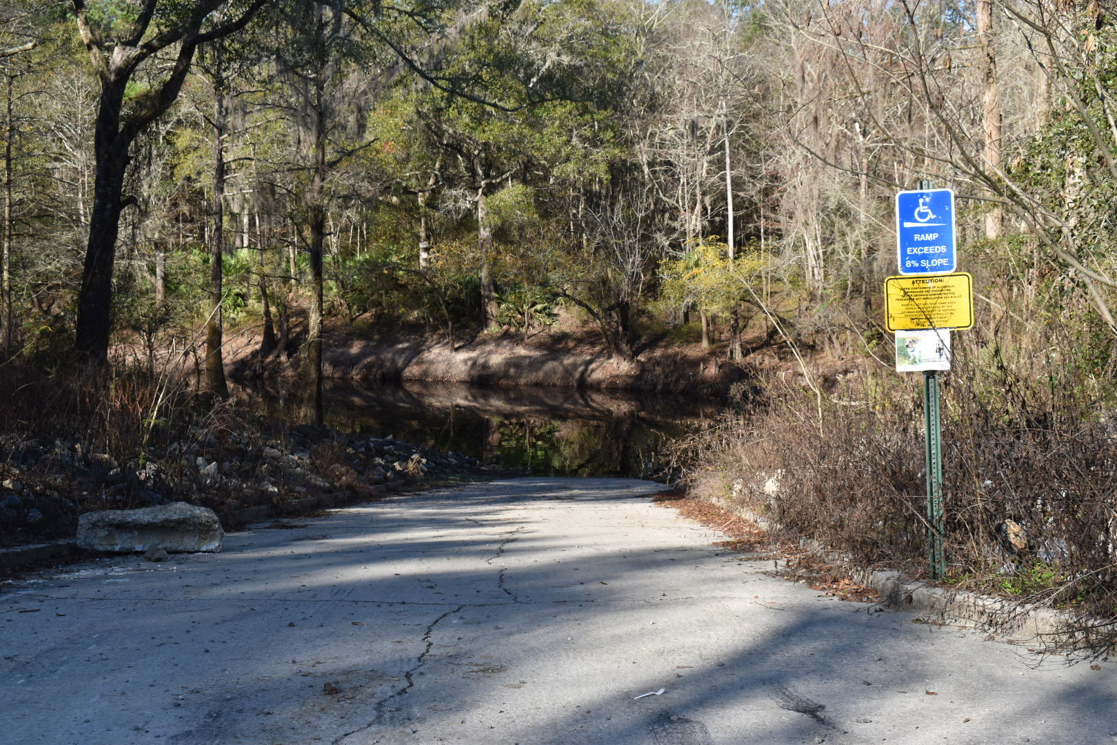 Troupville Boat Ramp, Little River @ GA 133 2022-12-08