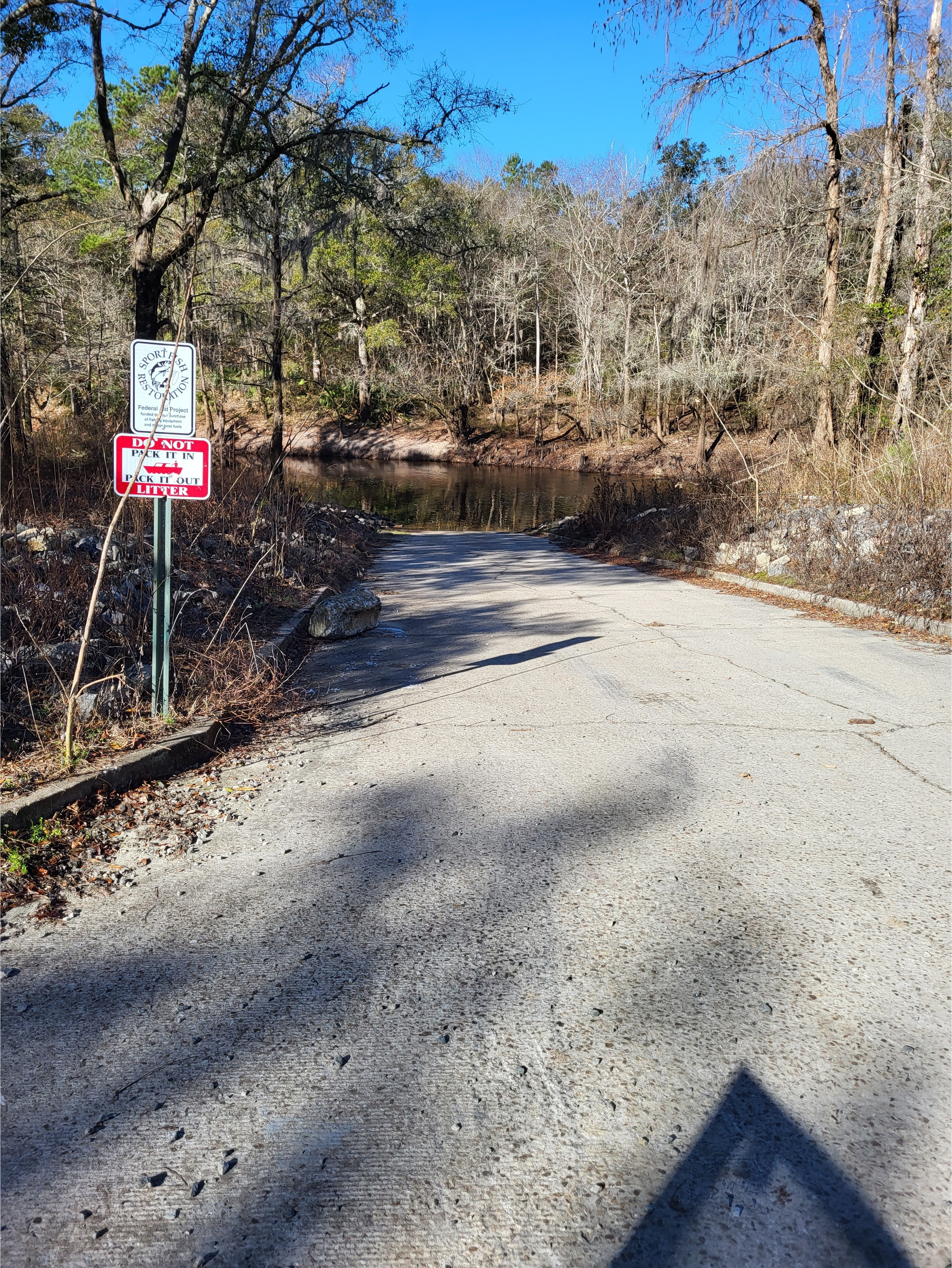 Troupville Boat Ramp, Little River @ GA 133 2022-12-29