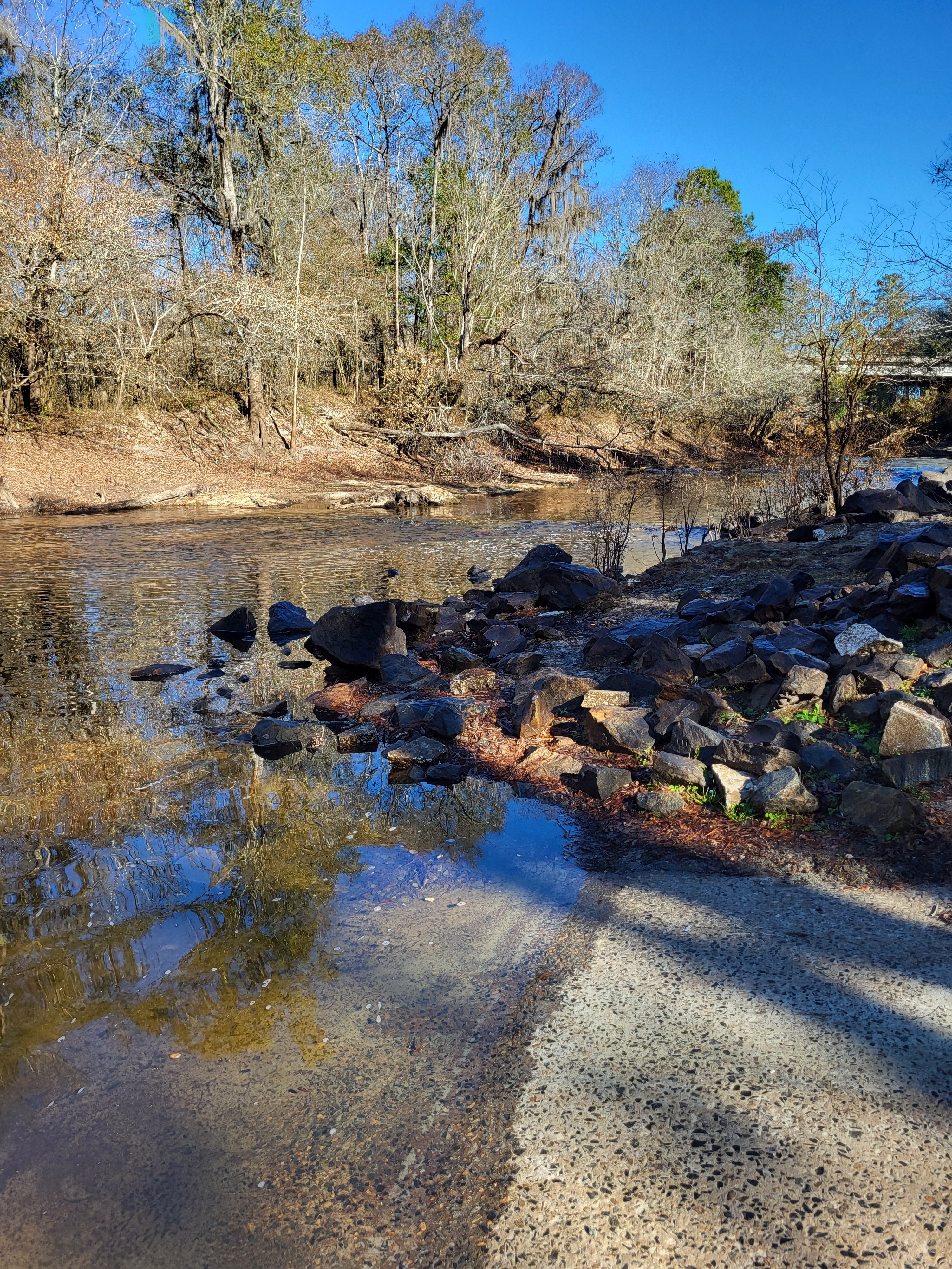 Troupville Boat Ramp Water Level, Little River @ GA 133 2022-12-29