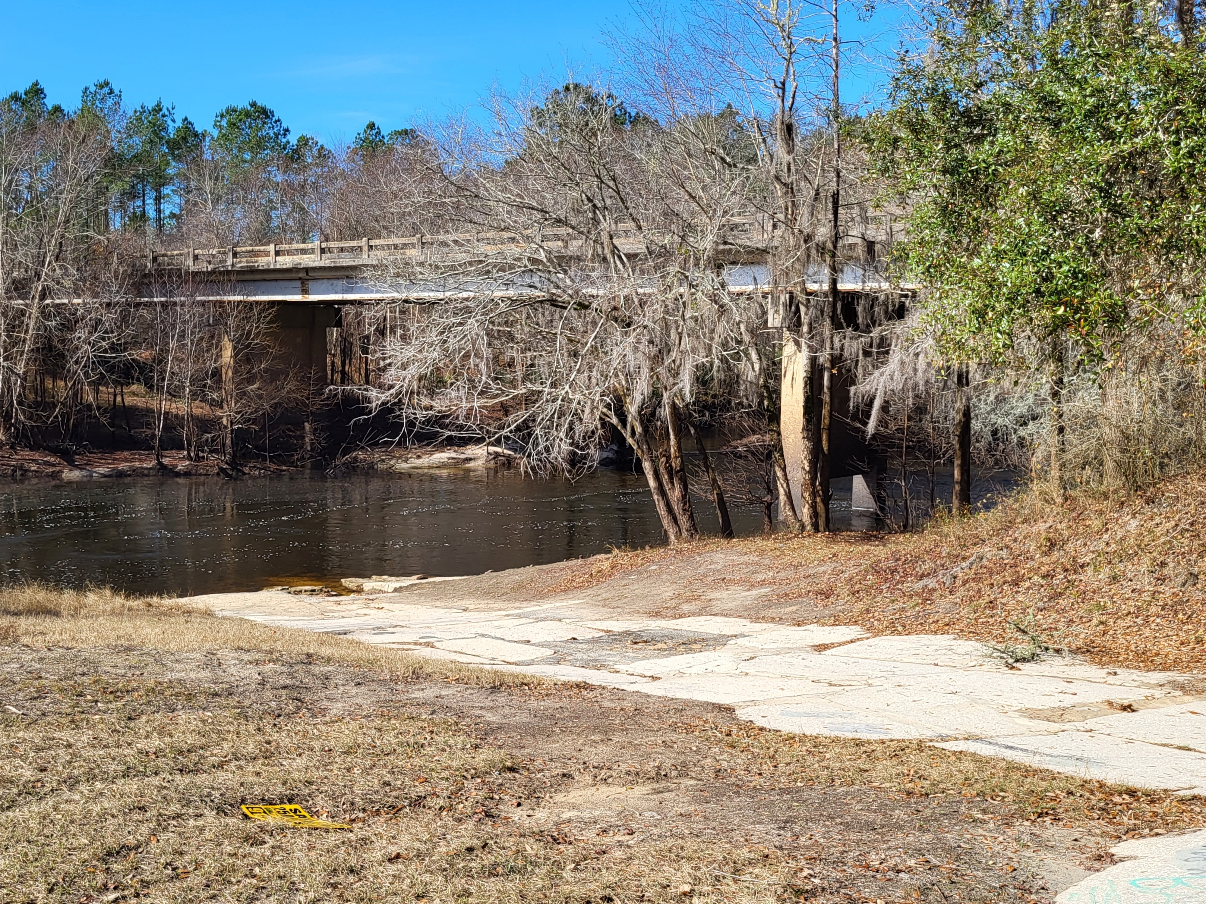 Nankin Boat Ramp, Withlacoochee River @ Clyattville-Nankin Road 2023-01-05