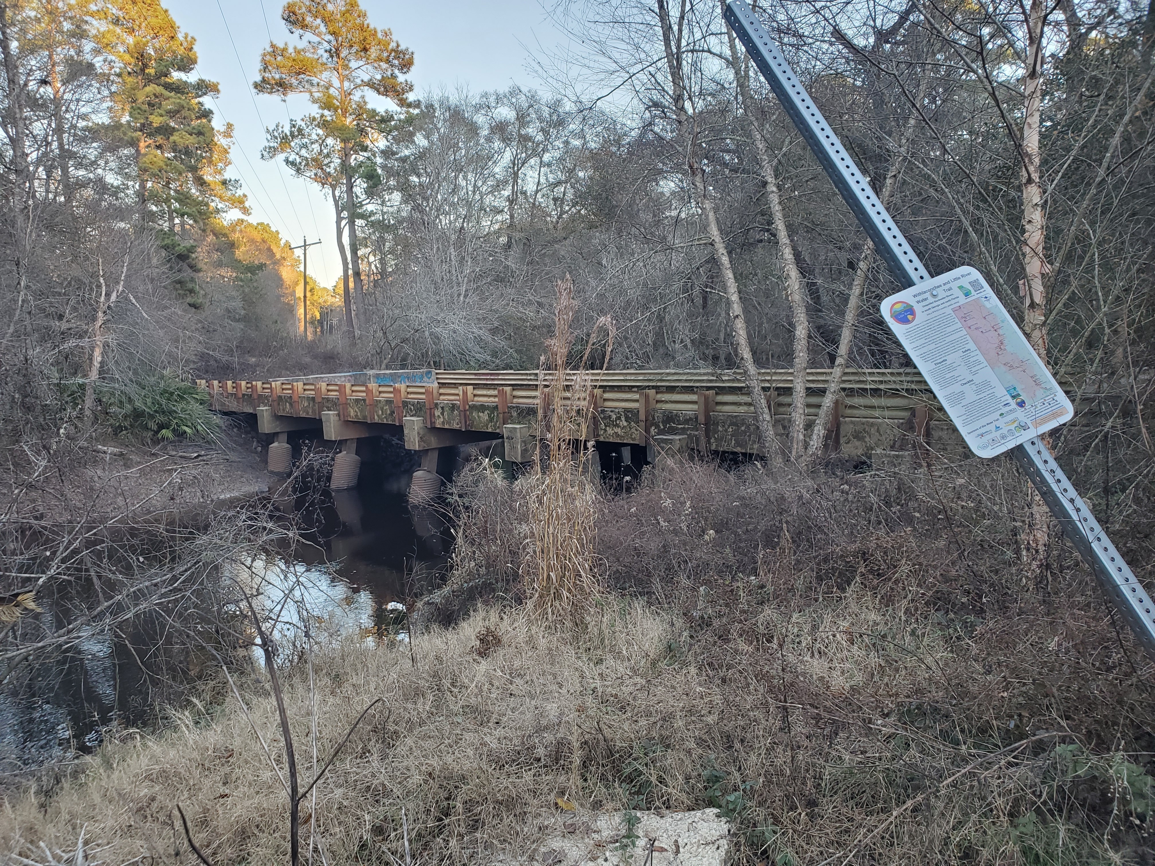 Signs, Franklinville Landing, Withlacoochee River, 2023:01:06 17:14:37, 30.9815836, -83.2679495