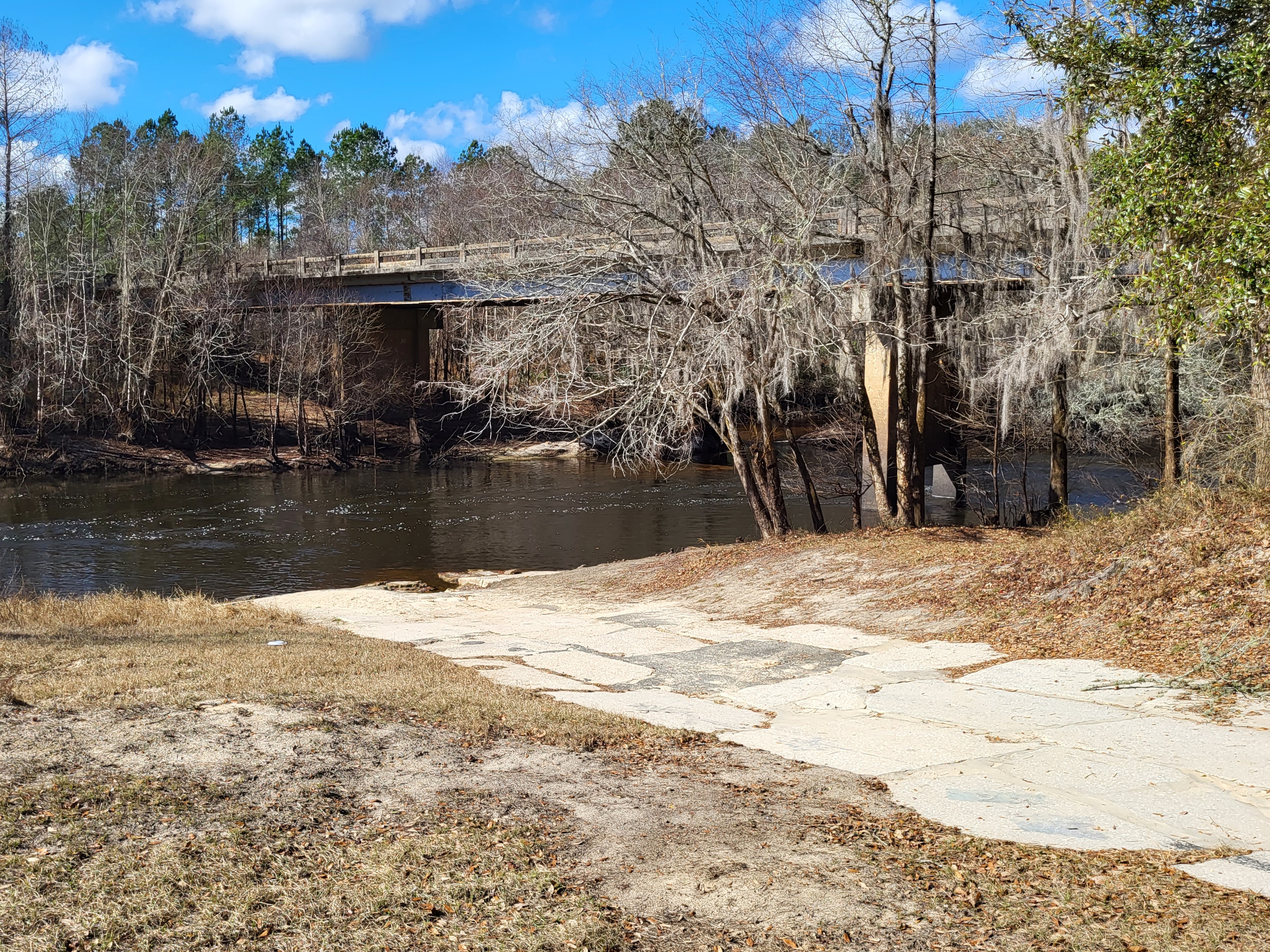 Nankin Boat Ramp, Withlacoochee River @ Clyattville-Nankin Road 2023-01-12