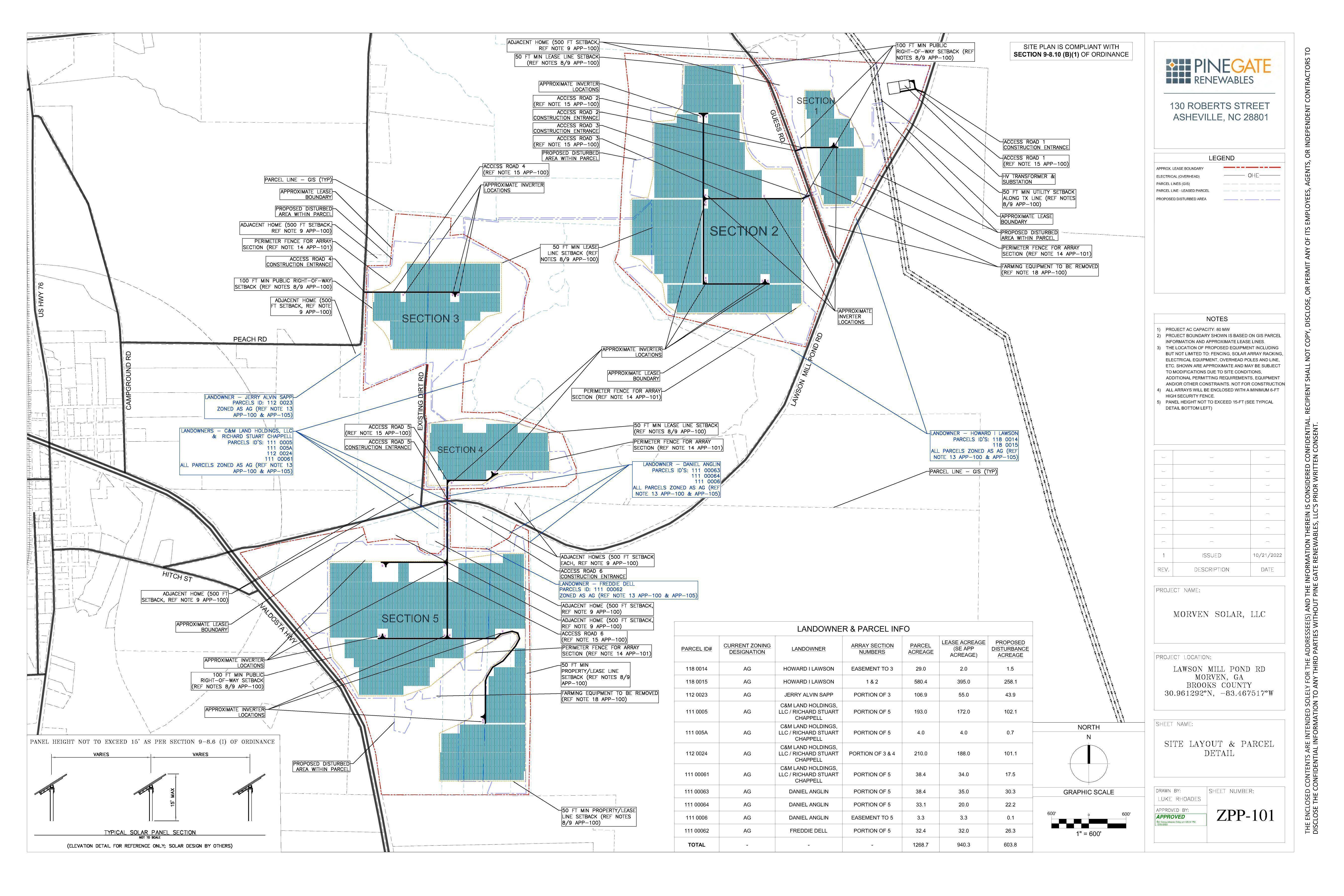 Morven Site Plan