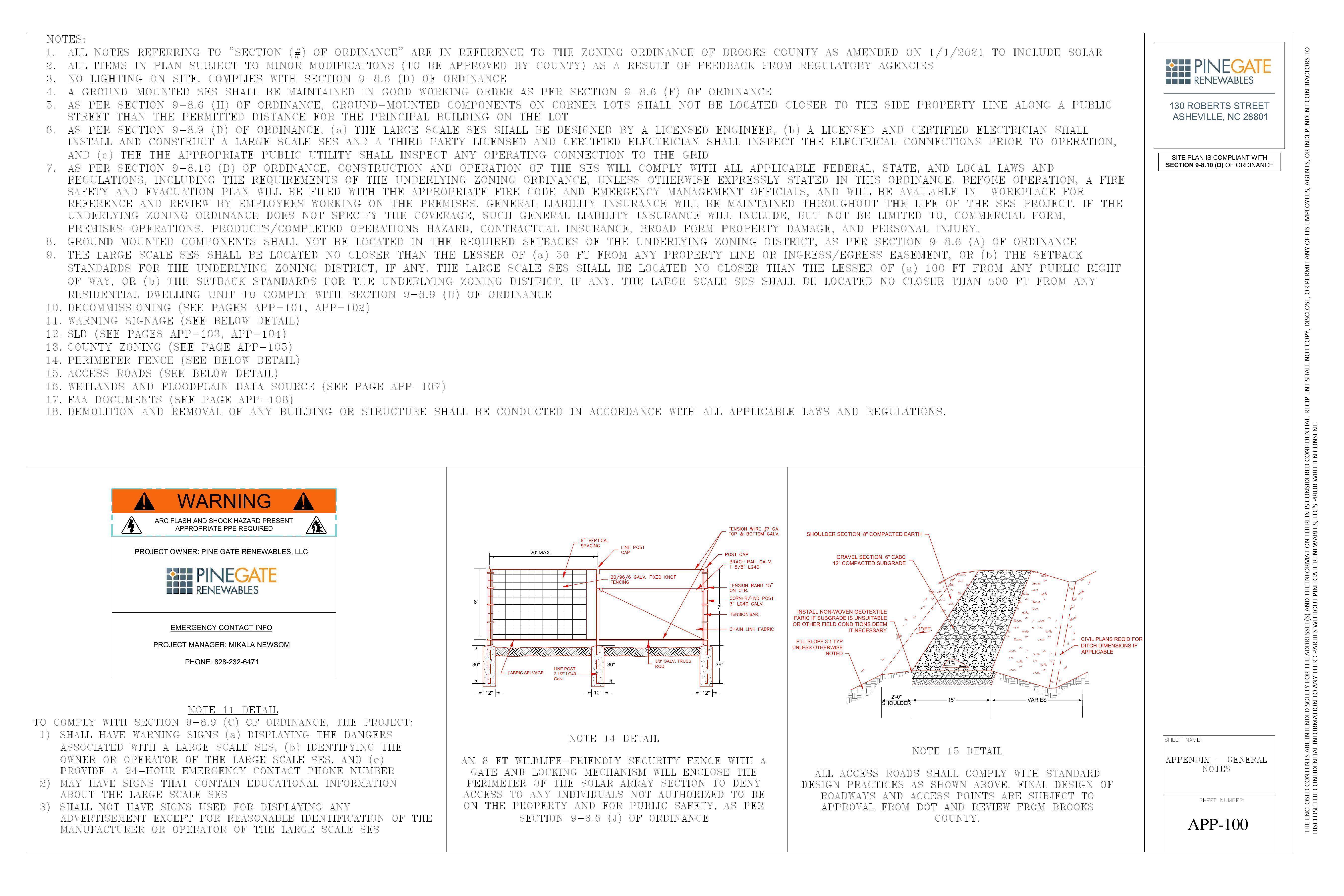 Appendix: General Notes