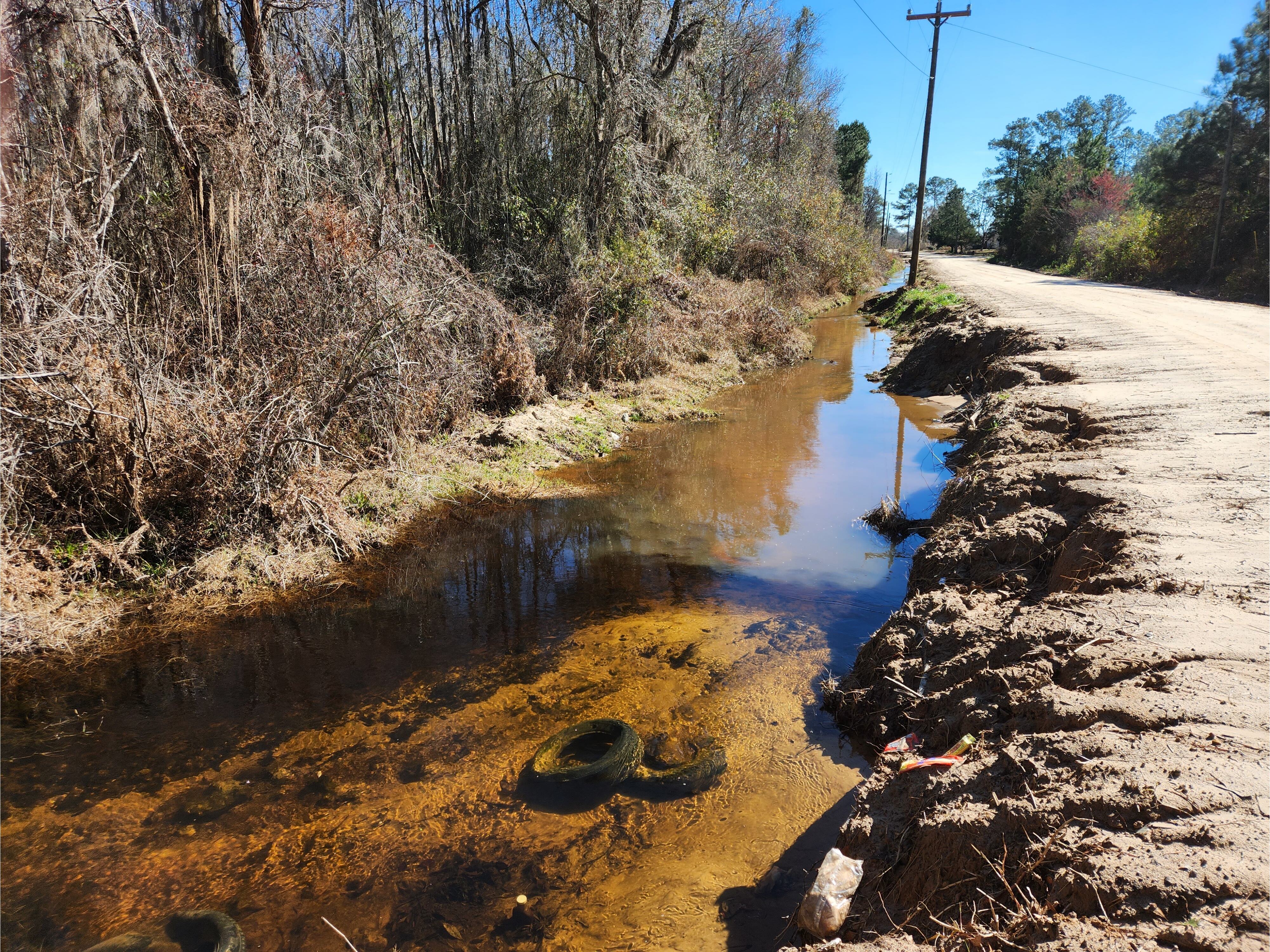 Beaverdam Creek @ Ramblinwood Road, Beaverdam Creek @ Ramblinwood Road 2023-01-26