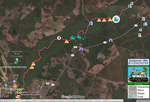 [Map: Three Steps Landing to Fargo in WWALS SRWT Map]