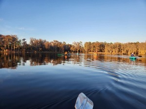 [Boaters in the golden hour --Elizabeth Brunner]