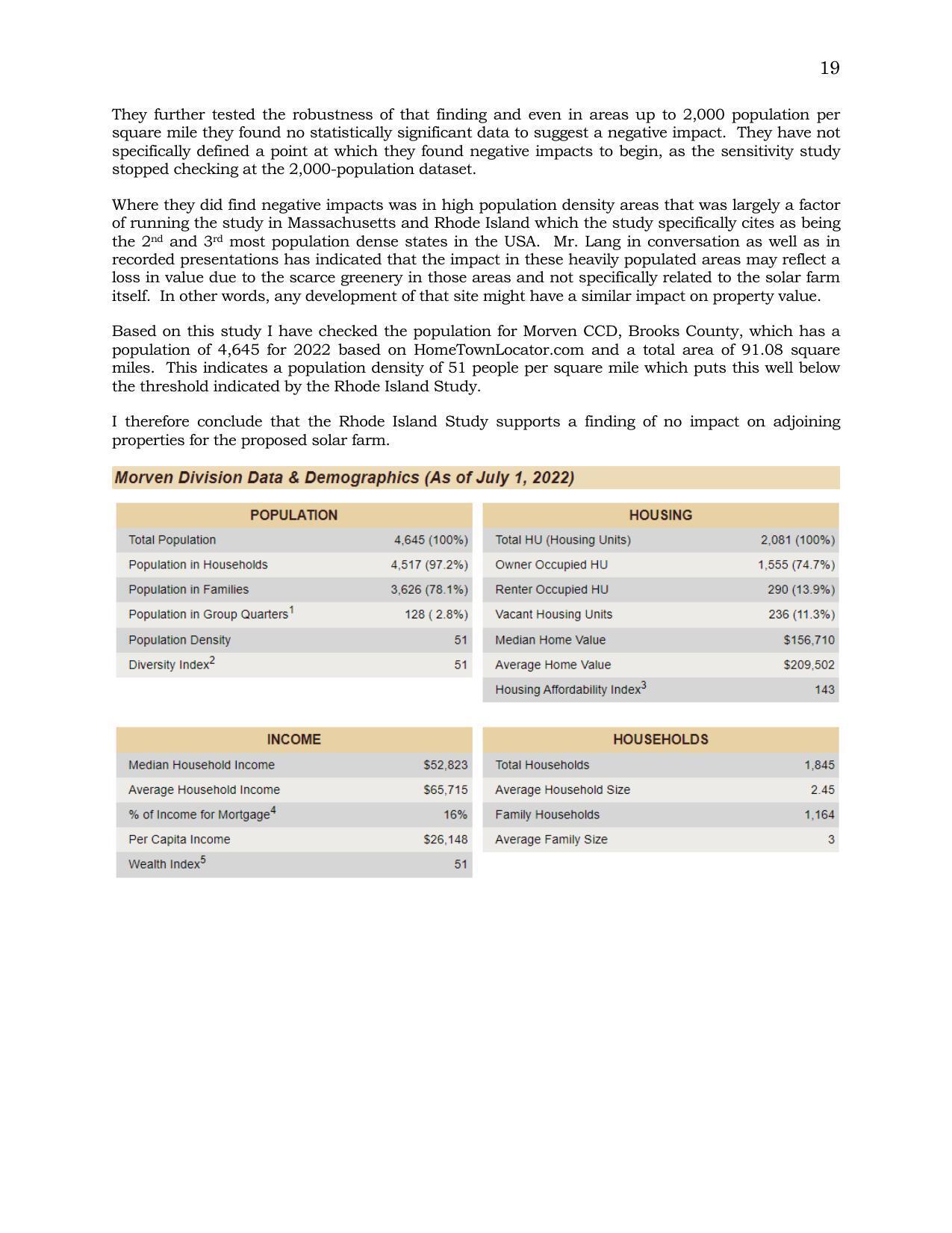 Morven Division Data & Demographics 2022-07-01