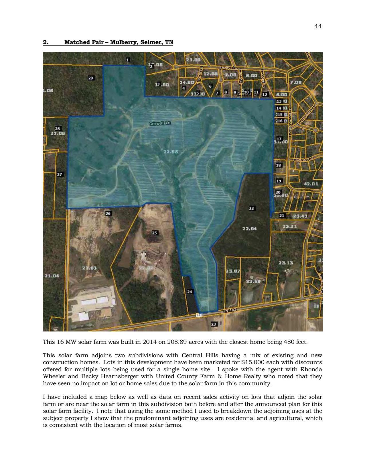 Aerial Map: 2. Matched Pair - Mulberry, Selmer, TN