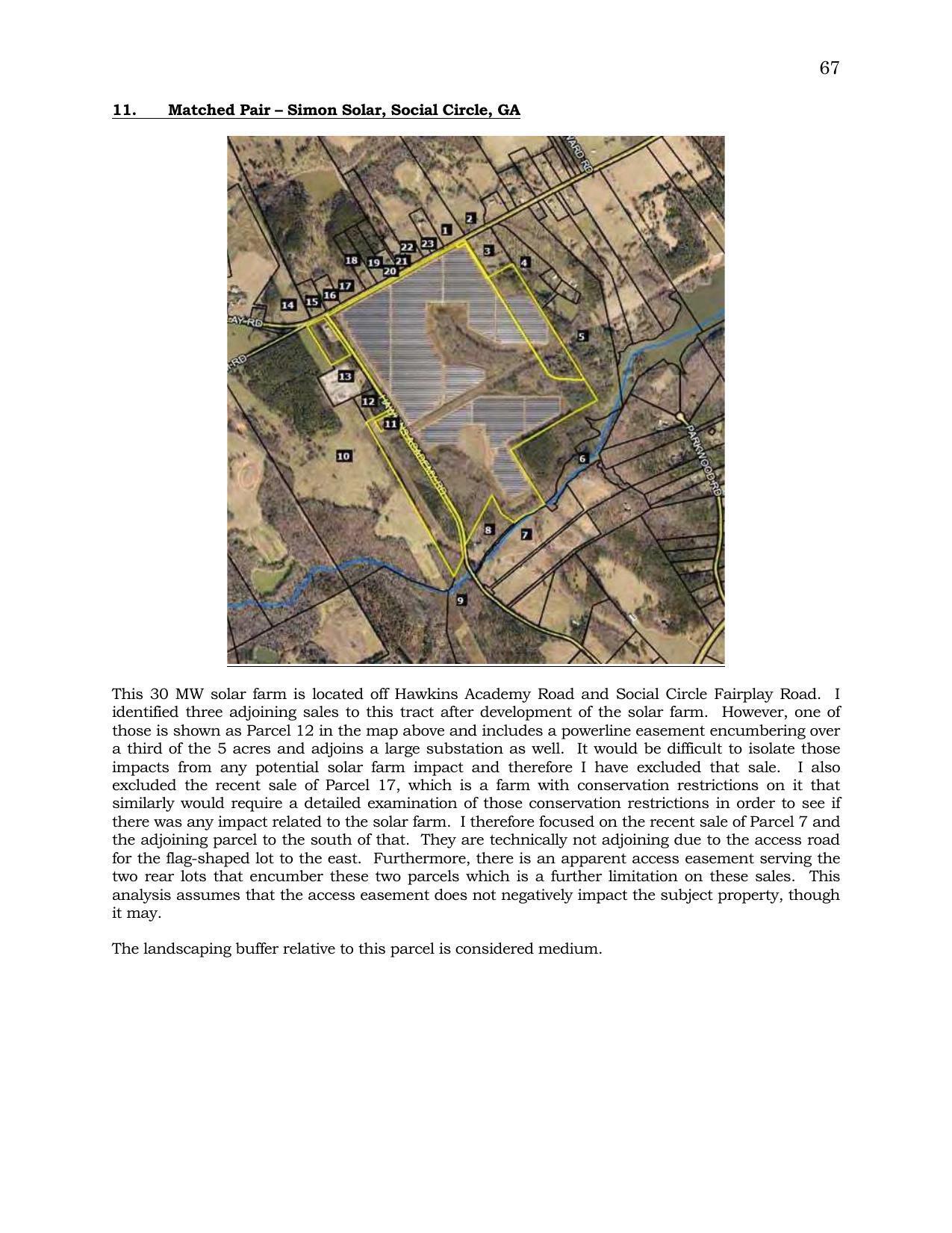 Aerial Map: 11. Matched Pair - Simon Solar, Social Circle, GA