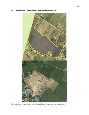 [Aerial Map: 10. Matched Pair - Clarke County Solar, Clarke County, VA]