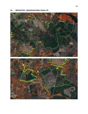 [Aerial Map: 23. Matched Pair - Spotsylvania Solar, Paytes, VA]