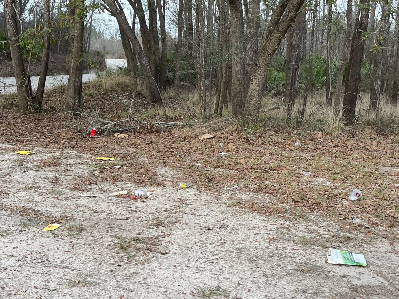 Trash, Knights Ferry Boat Ramp, 2023-02-09