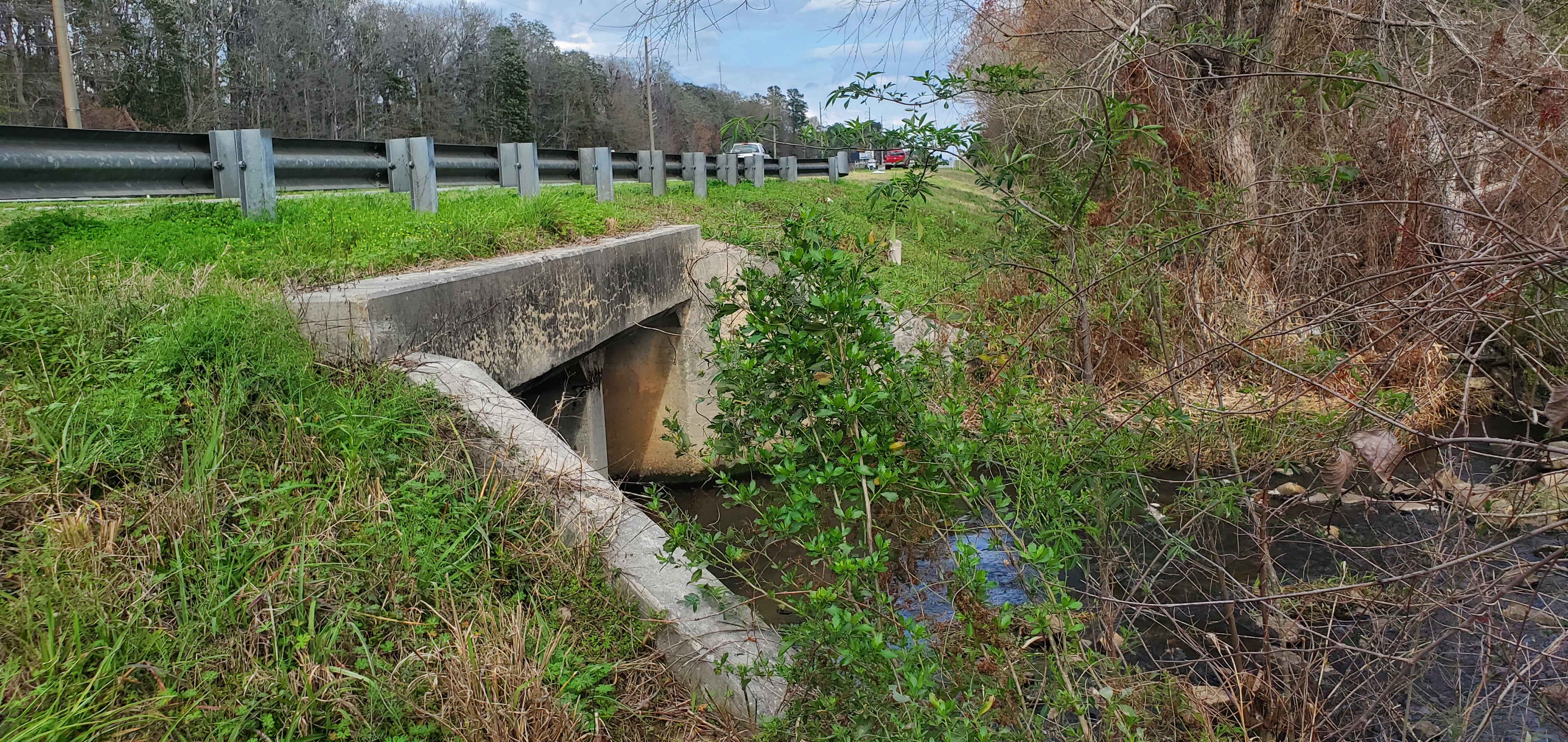 US 84 dual box culvert, Knights Creek, 15:34:34, 30.8439323, -83.2429710