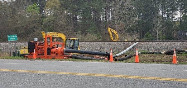 [Bypass pipe going south under CSX RR tracks, 2023:02:28 09:17:13, 30.8435580, -83.2448908]