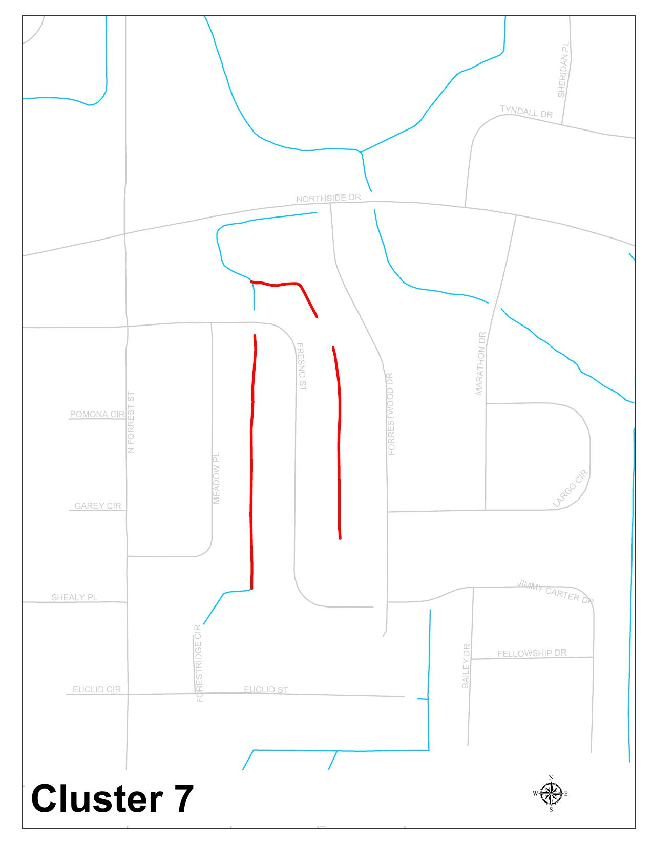 Cluster 7: Fresno Street, Knights Creek