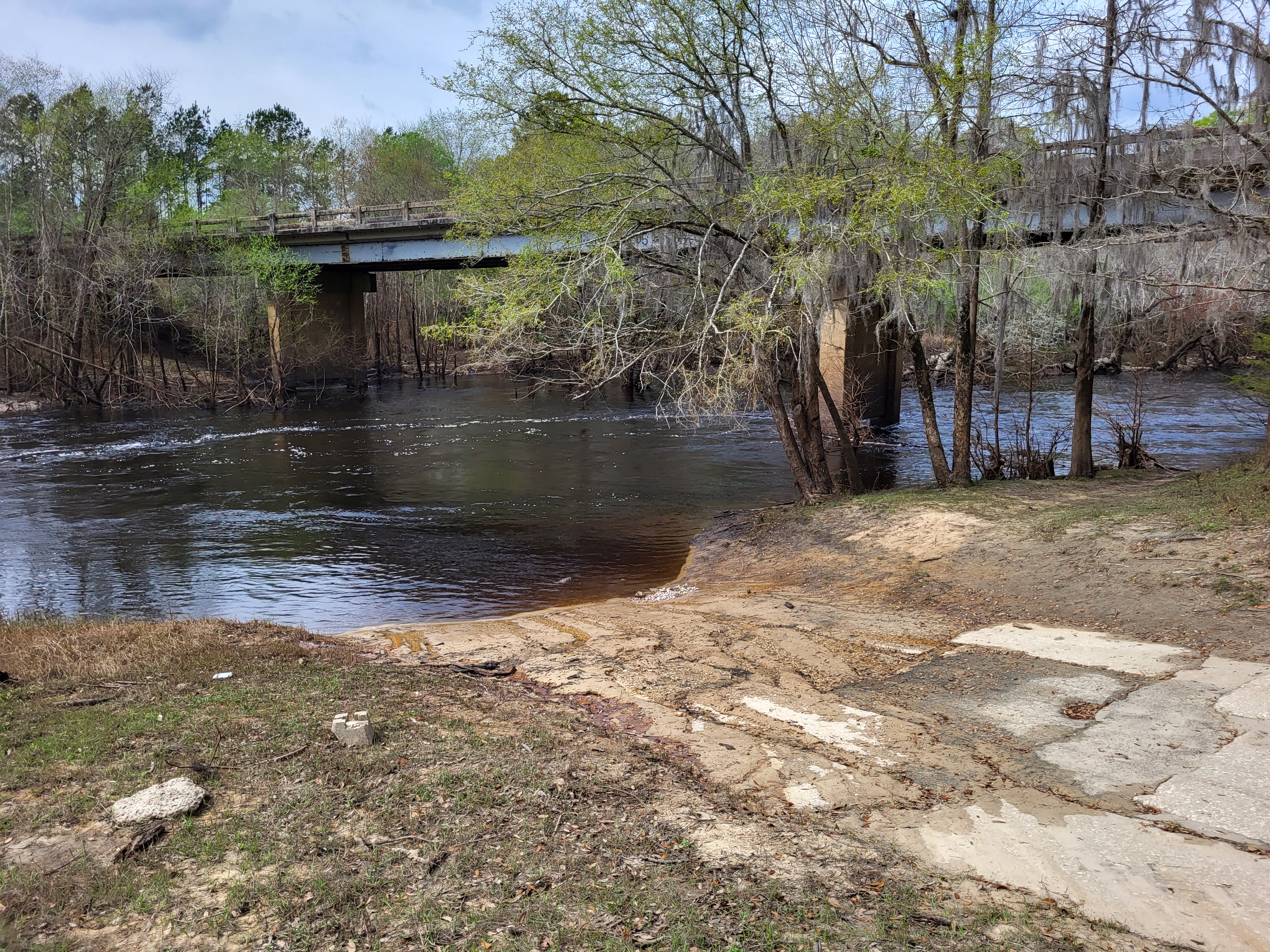 Nankin Boat Ramp, Withlacoochee River @ Clyattville-Nankin Road 2023-03-02