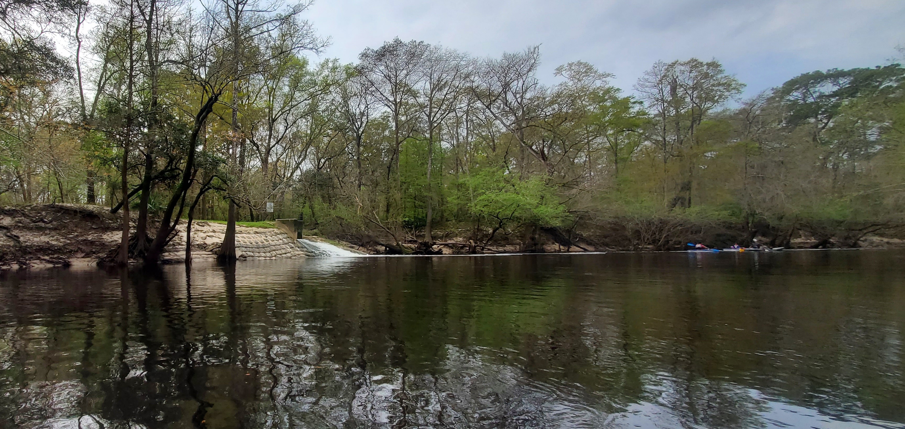 Capsized at the WWTP Outfall, 10:49:51, 30.8363141, -83.3592537