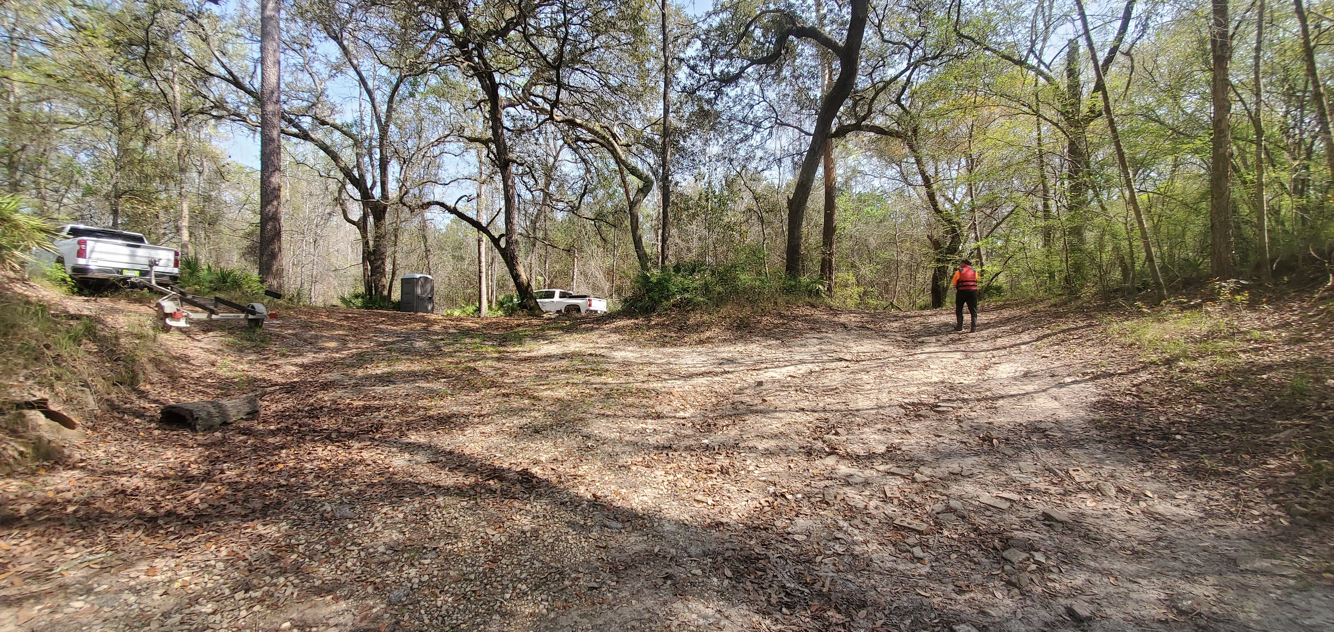 Port-A-Potty up the hill, 13:03:04, 30.8158549, -83.4250226