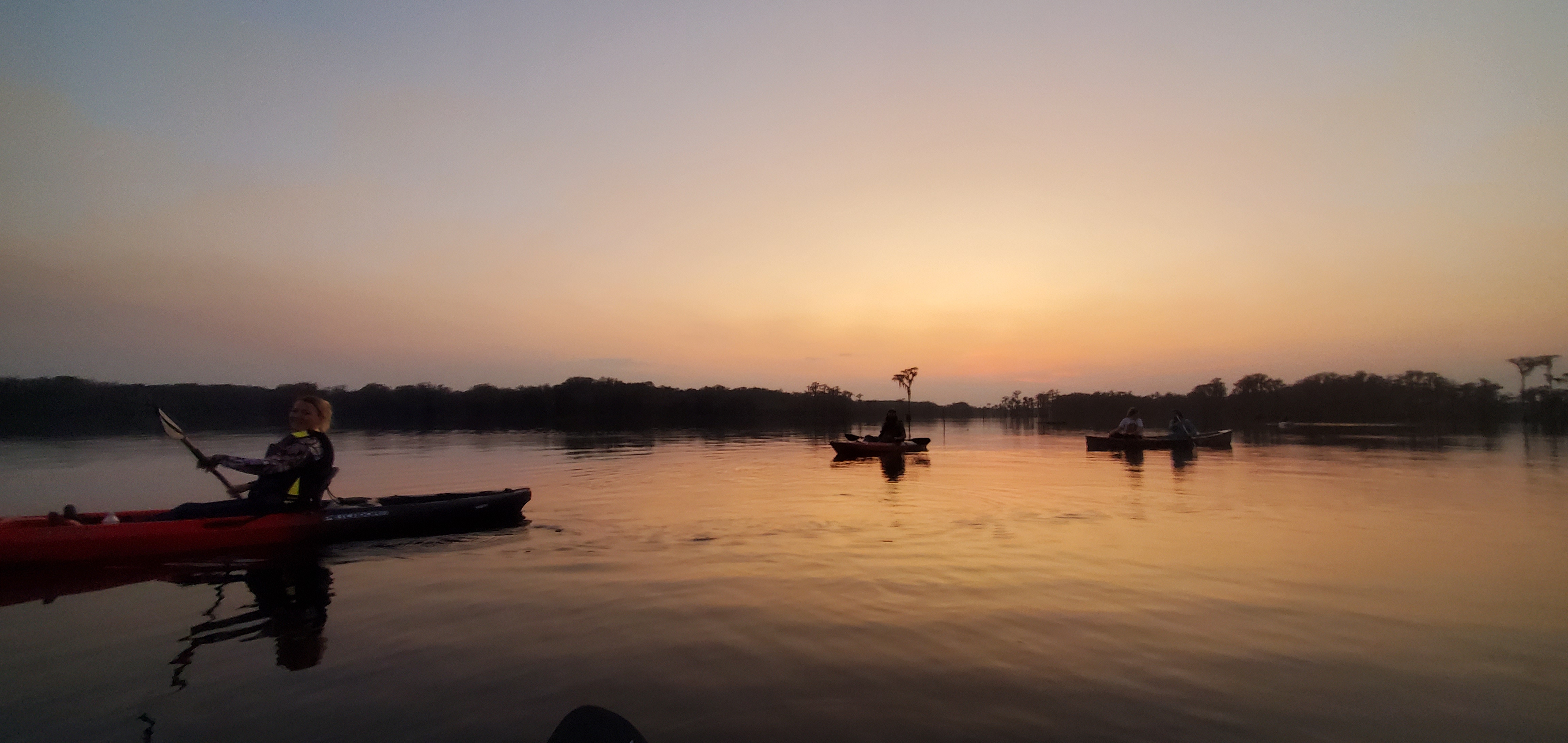 Golden hour boats