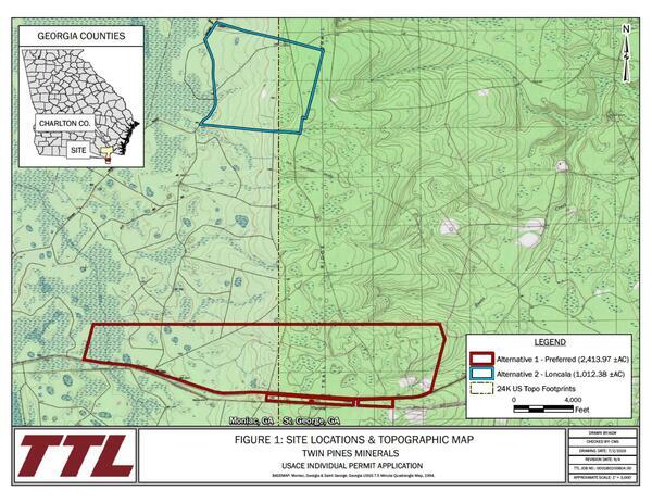 Site Locations and Topographic Map --TPM