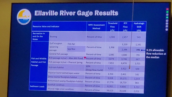 Ellaville Gage Results