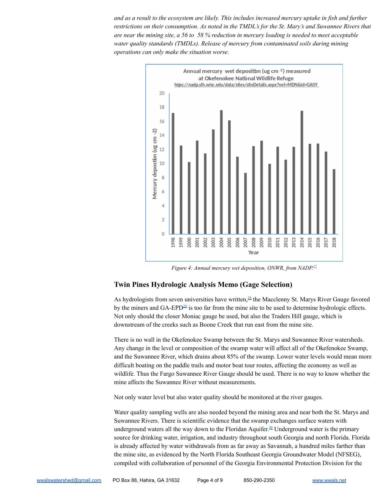 Twin Pines Hydrologic Analysis Memo (Gage Selection)