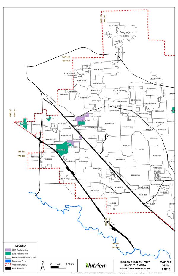 Reclamation Activity since 2019 MMPA Hamilton County Mine (1 of 2)