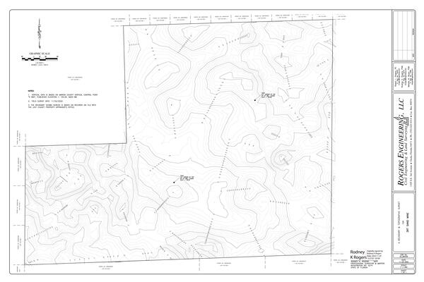 [A Boundary & Topographic Survey for 3RT Sand Mine]