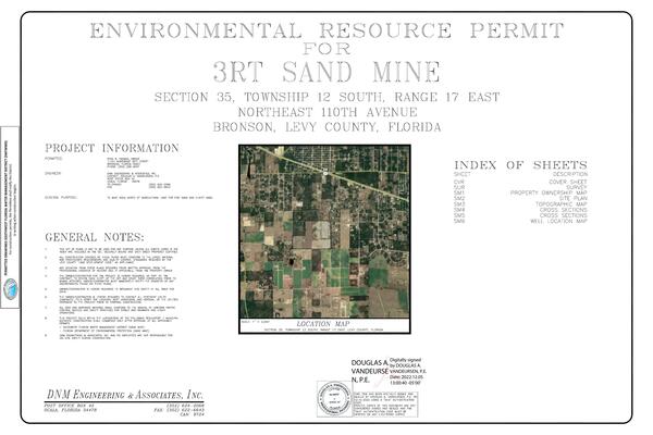 [Location Map: 3RT Sand Mine (signed)]