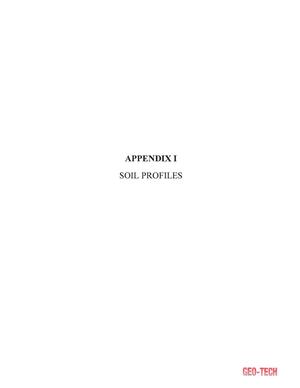 [Appendix I]