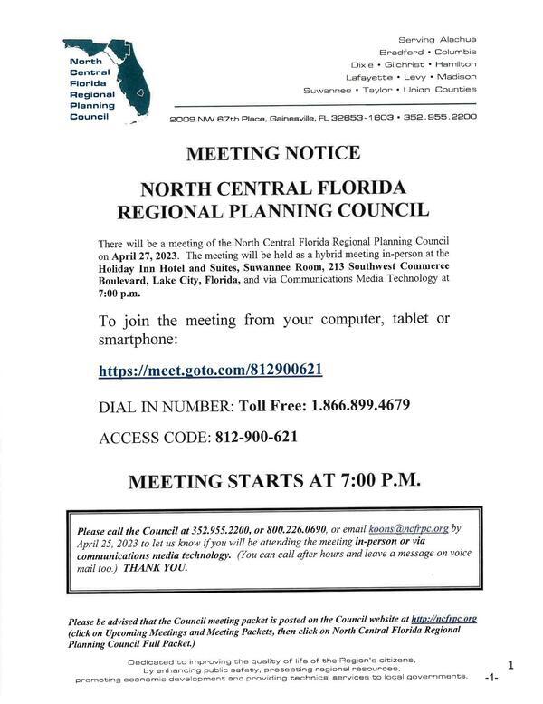 Meeting Notice