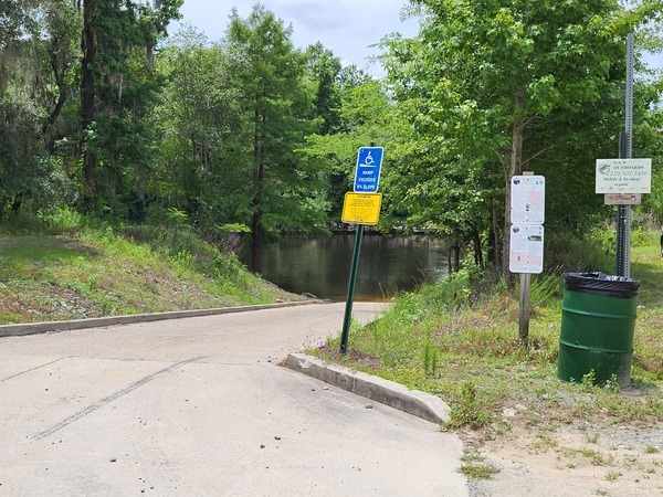 [State Line Boat Ramp Sign, Withlacoochee River @ Madison Highway 2023-05-18]