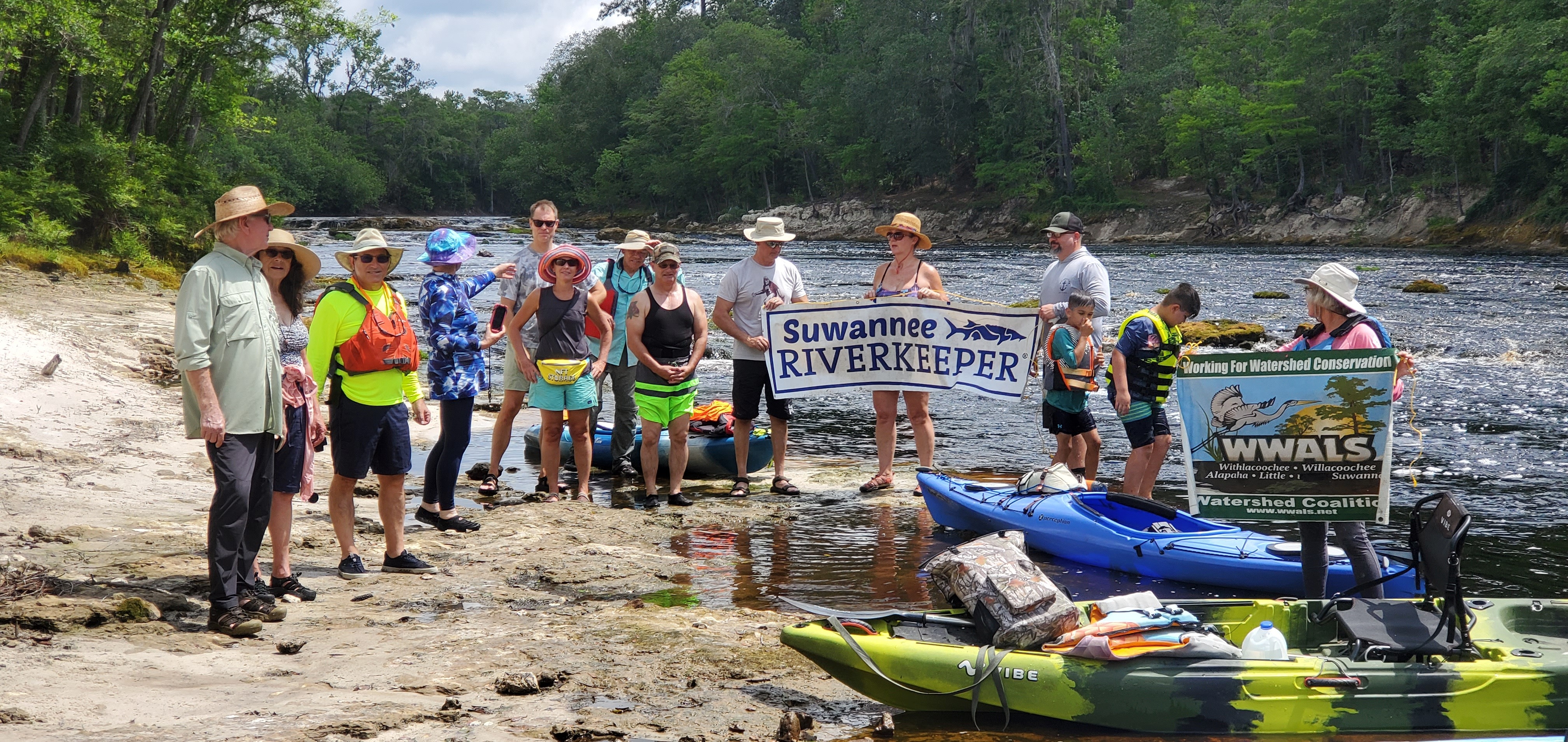 Banners at Big Shoals, 11:43:09, 30.3385156, -82.6837515