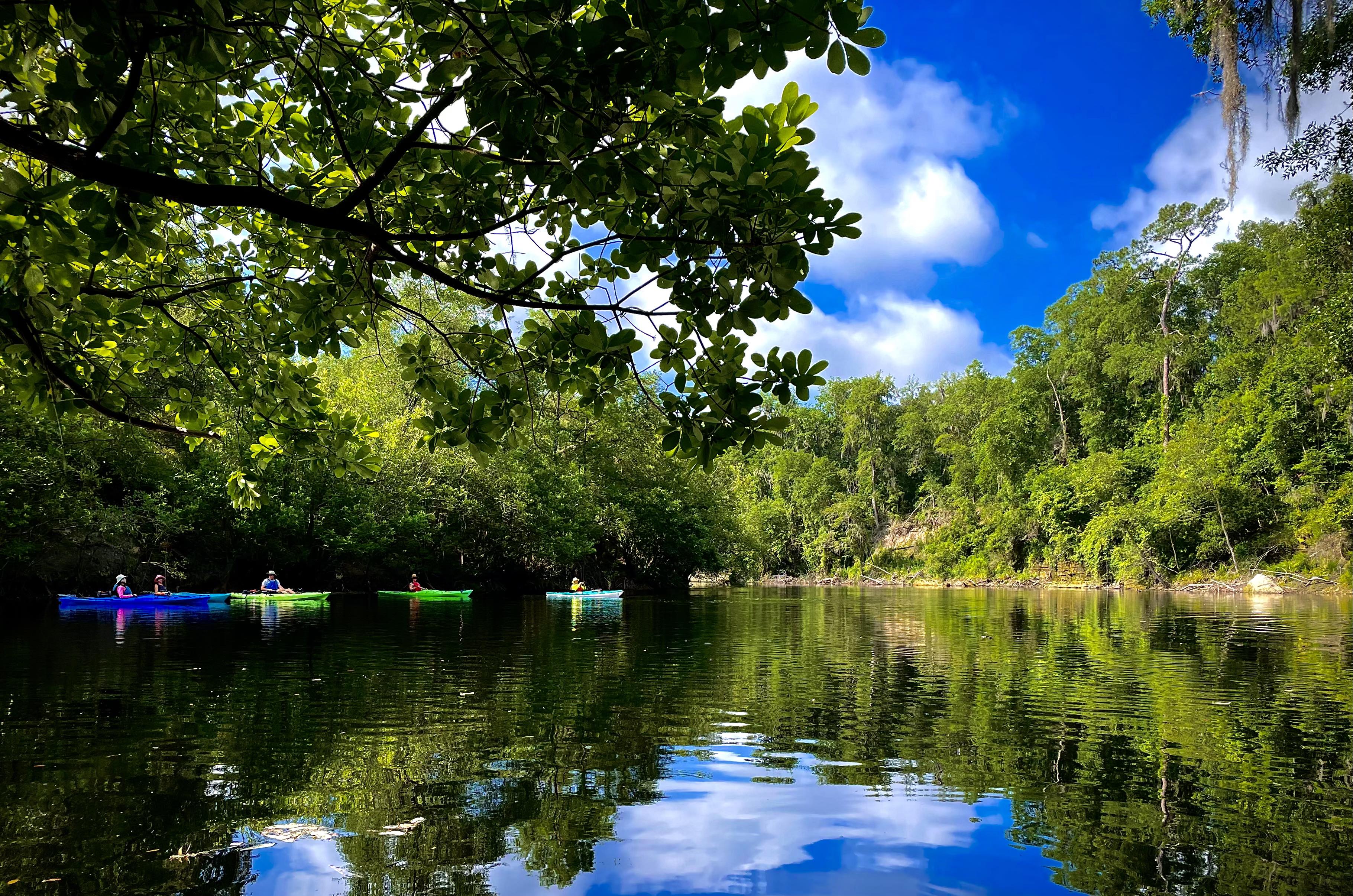 Happy paddlers --Gee Edwards