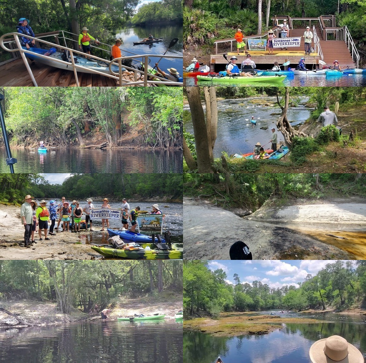 Launch, Big Shoals, Little Shoals, Falling Creek, Wayside Park, Suwannee River 2023-05-20