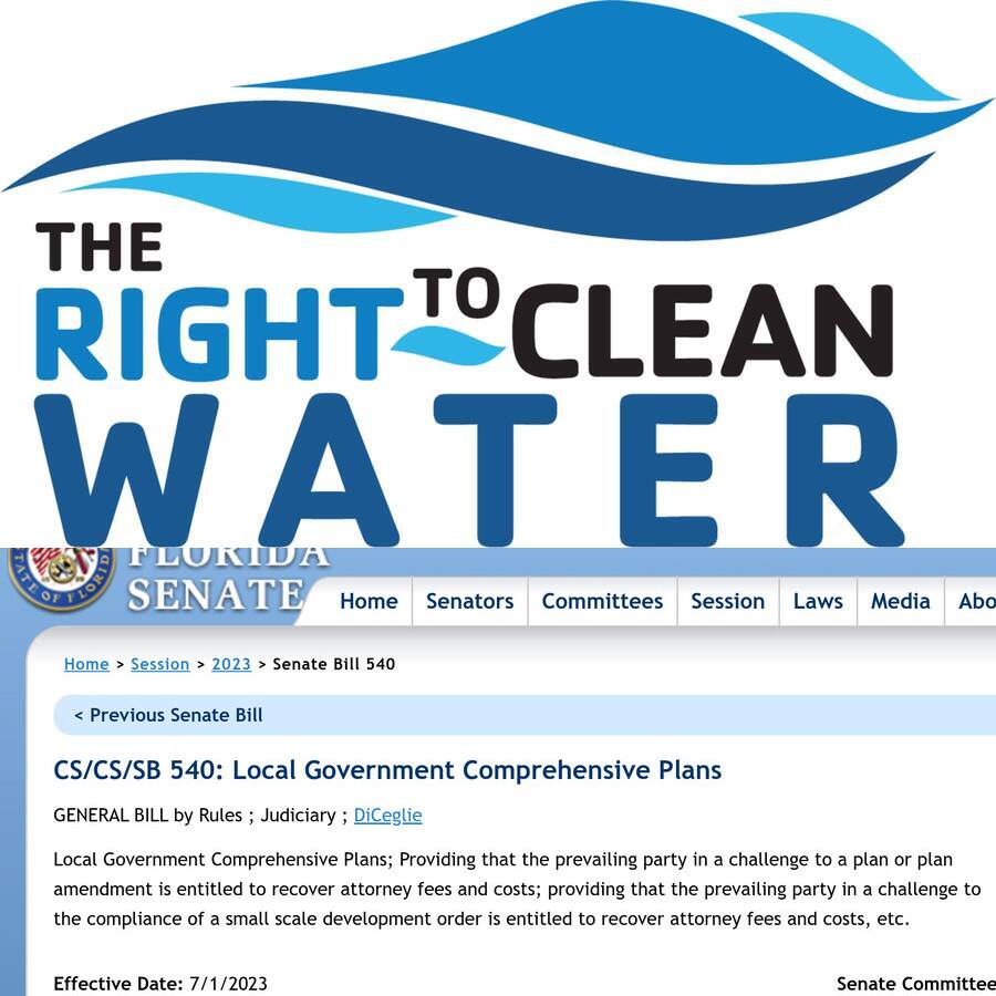 Right to Clean Water, FL SB 540