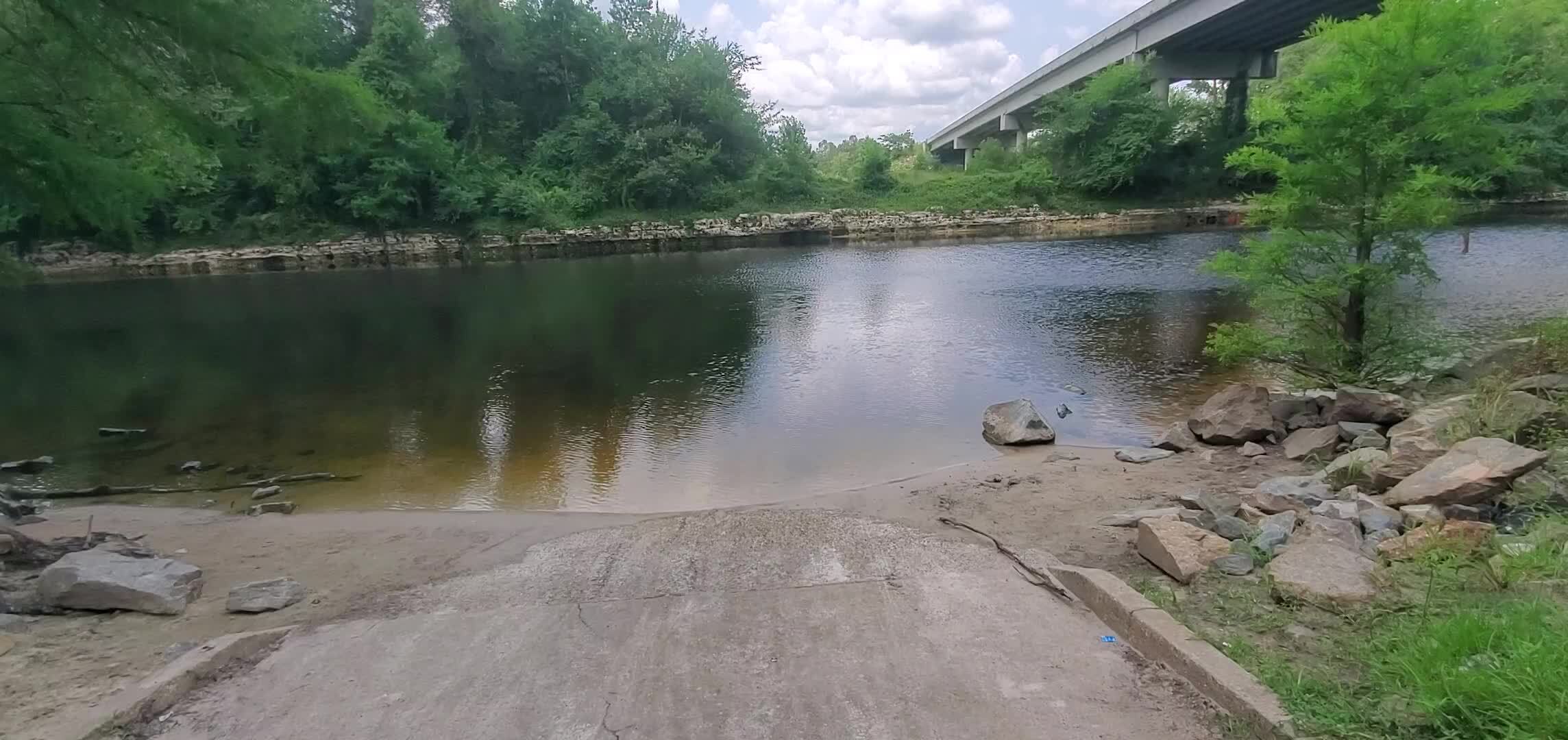 Movie: State Line Boat Ramp, Withlacoochee River 2023-06-08, 30.63565, -83.31123