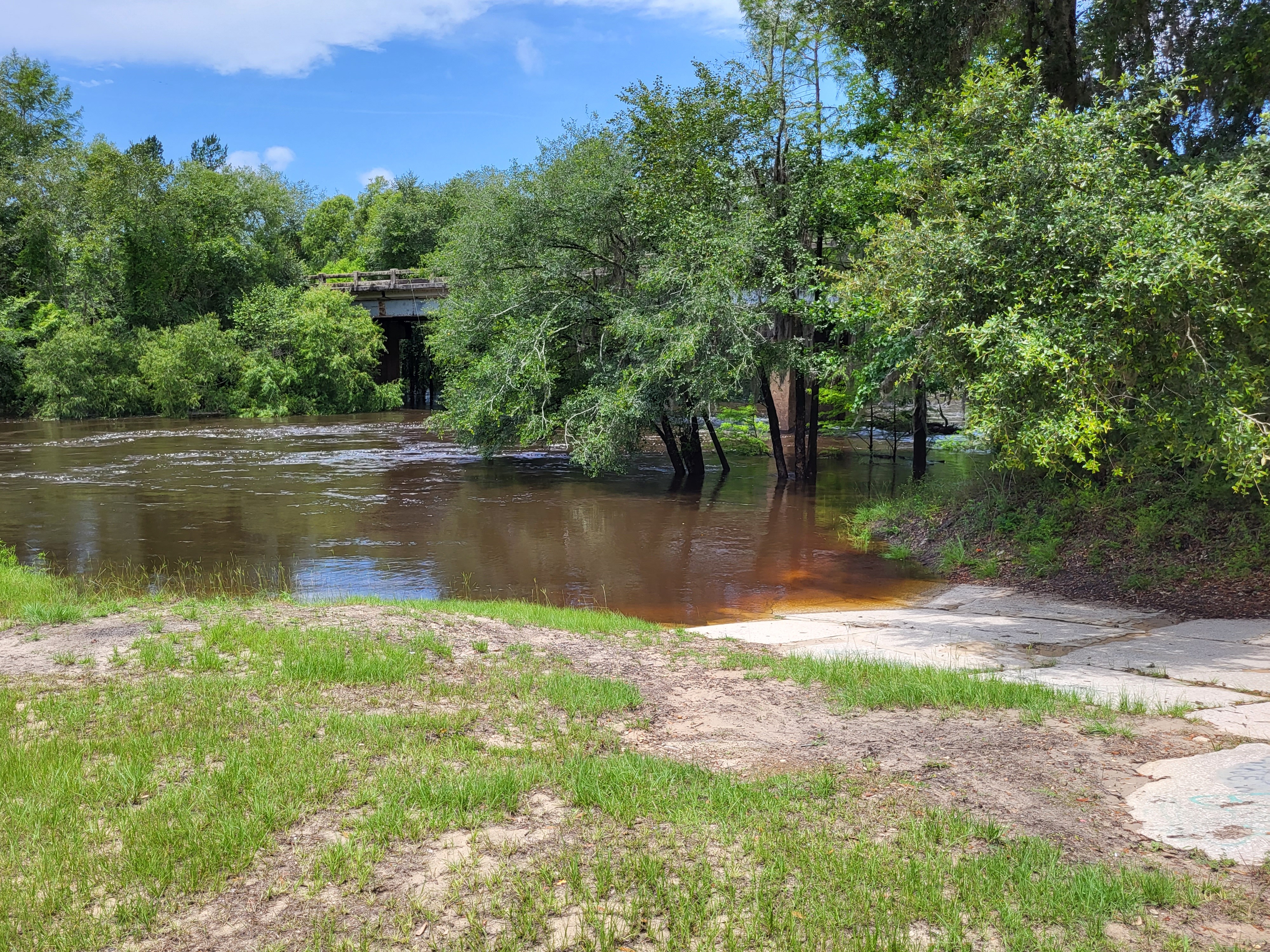 Nankin Boat Ramp, Withlacoochee River @ Clyattville-Nankin Road 2023-06-22