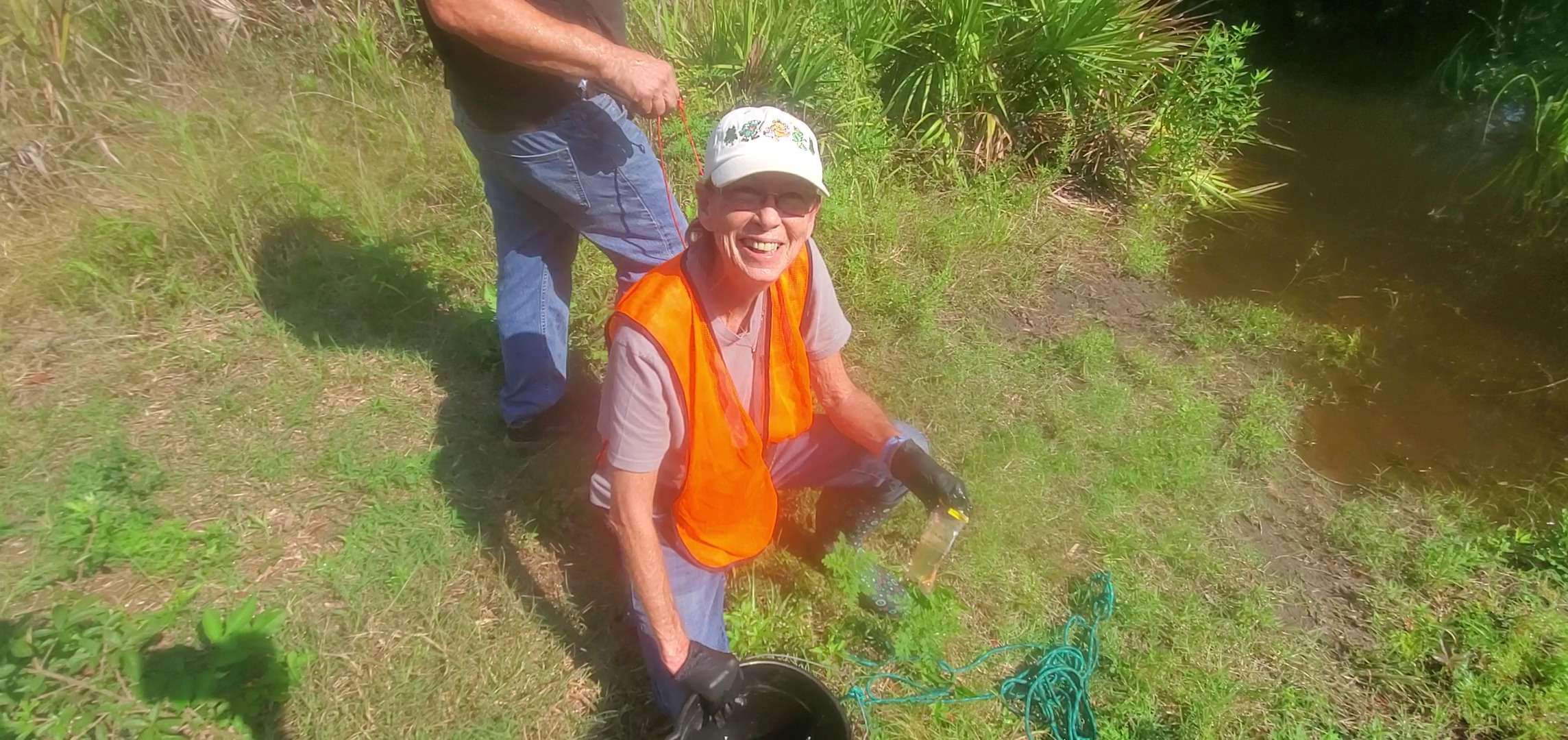 Cindy Vedas likes water quality sampling for WWALS