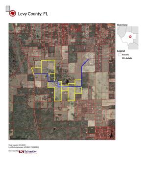 [Parcel overview map]